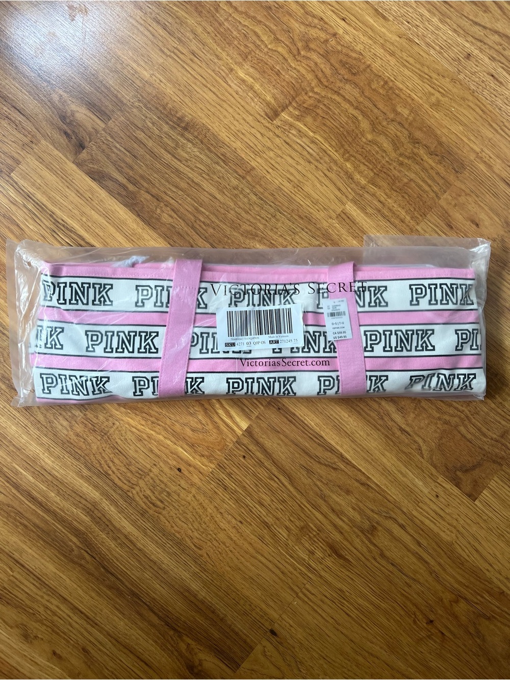 NWT Victoria’s Secret PINK Canvas Tote Bag